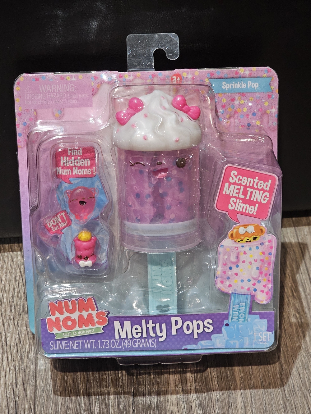 NEW Num Noms Melty Pops Sprinkle Pop Scented Melting Slime Toy